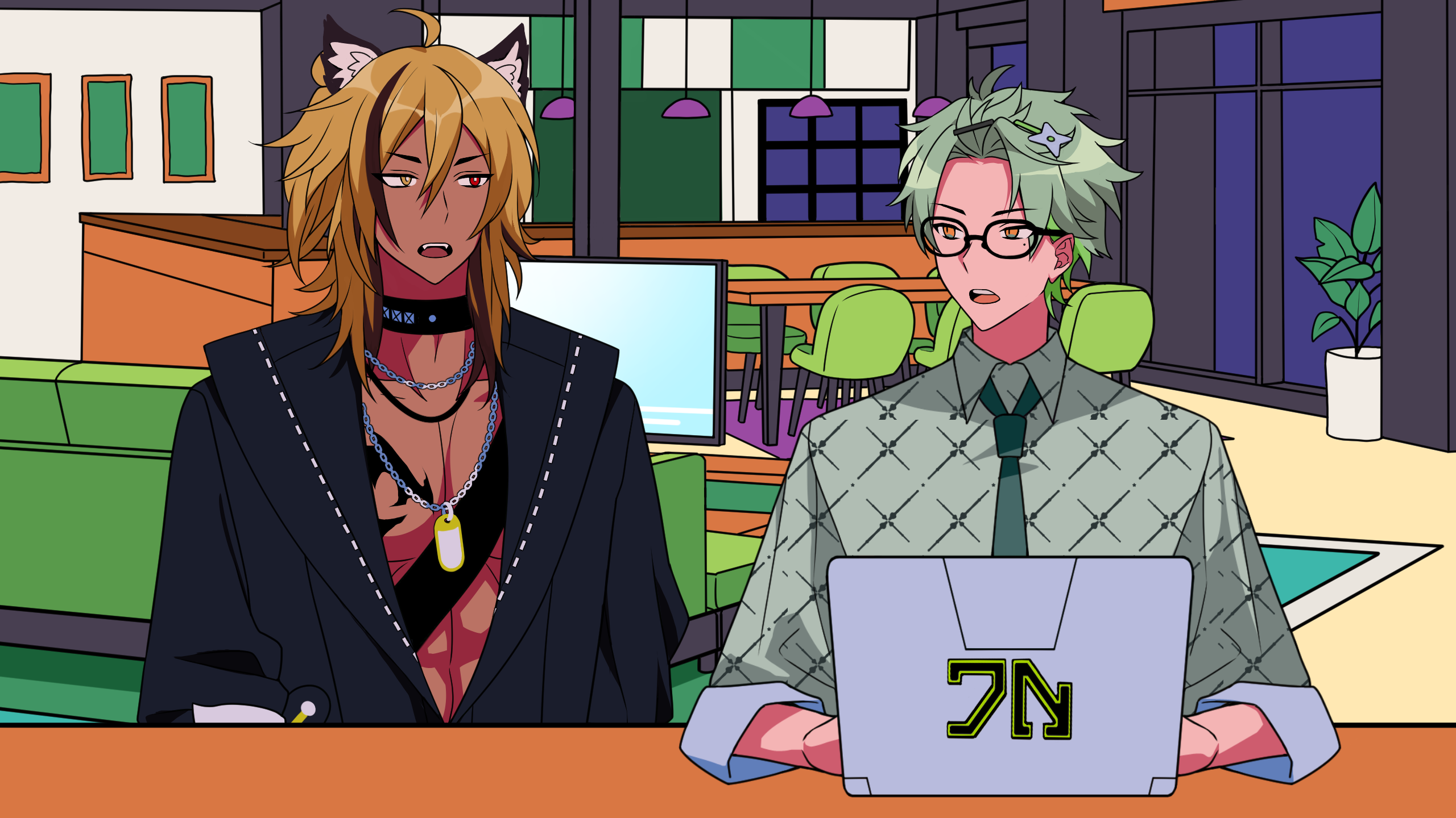 「犬を犬と認めない犬」作画