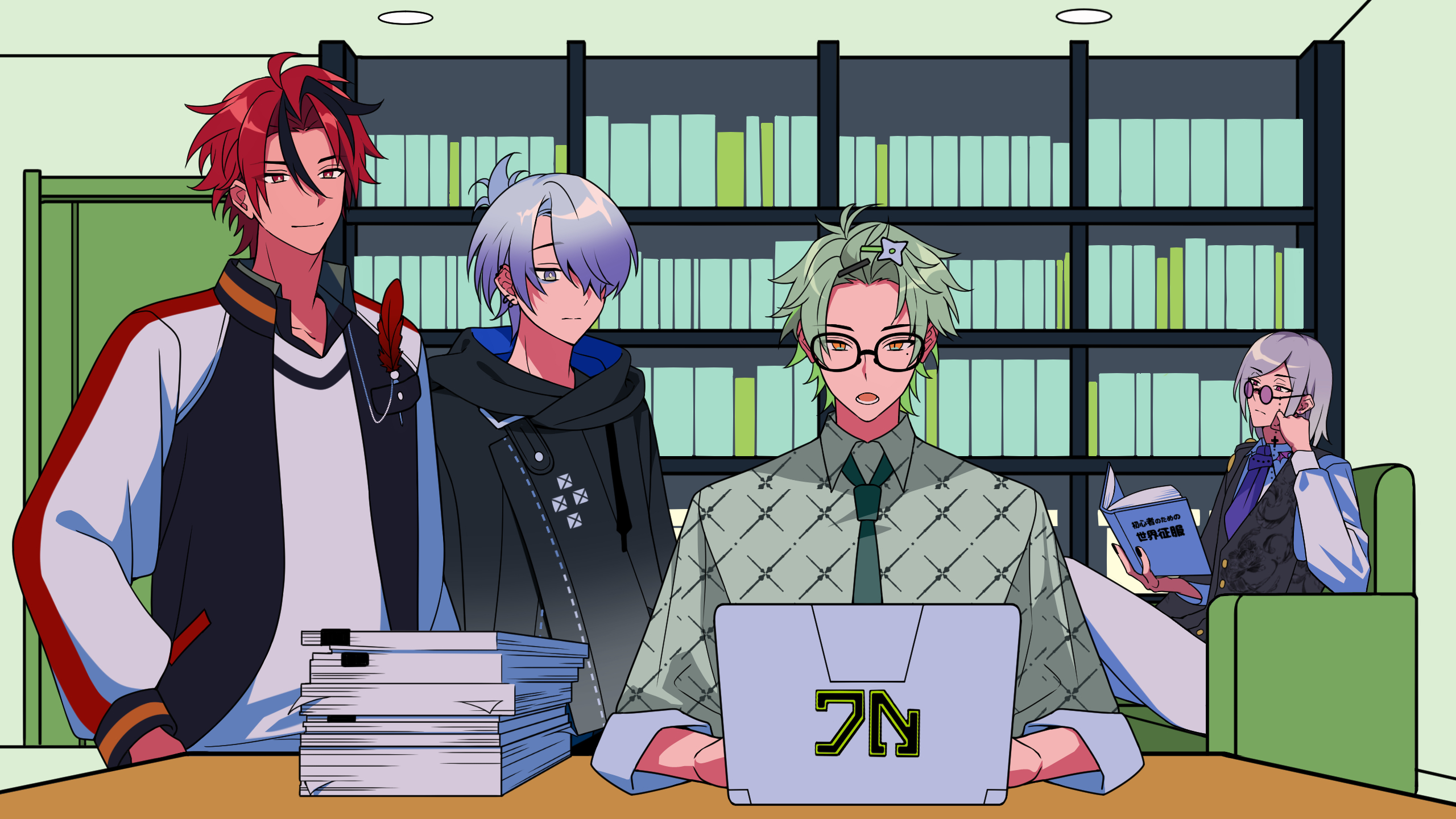 「事務所の有能マネージャーが裏切り者だったら」作画