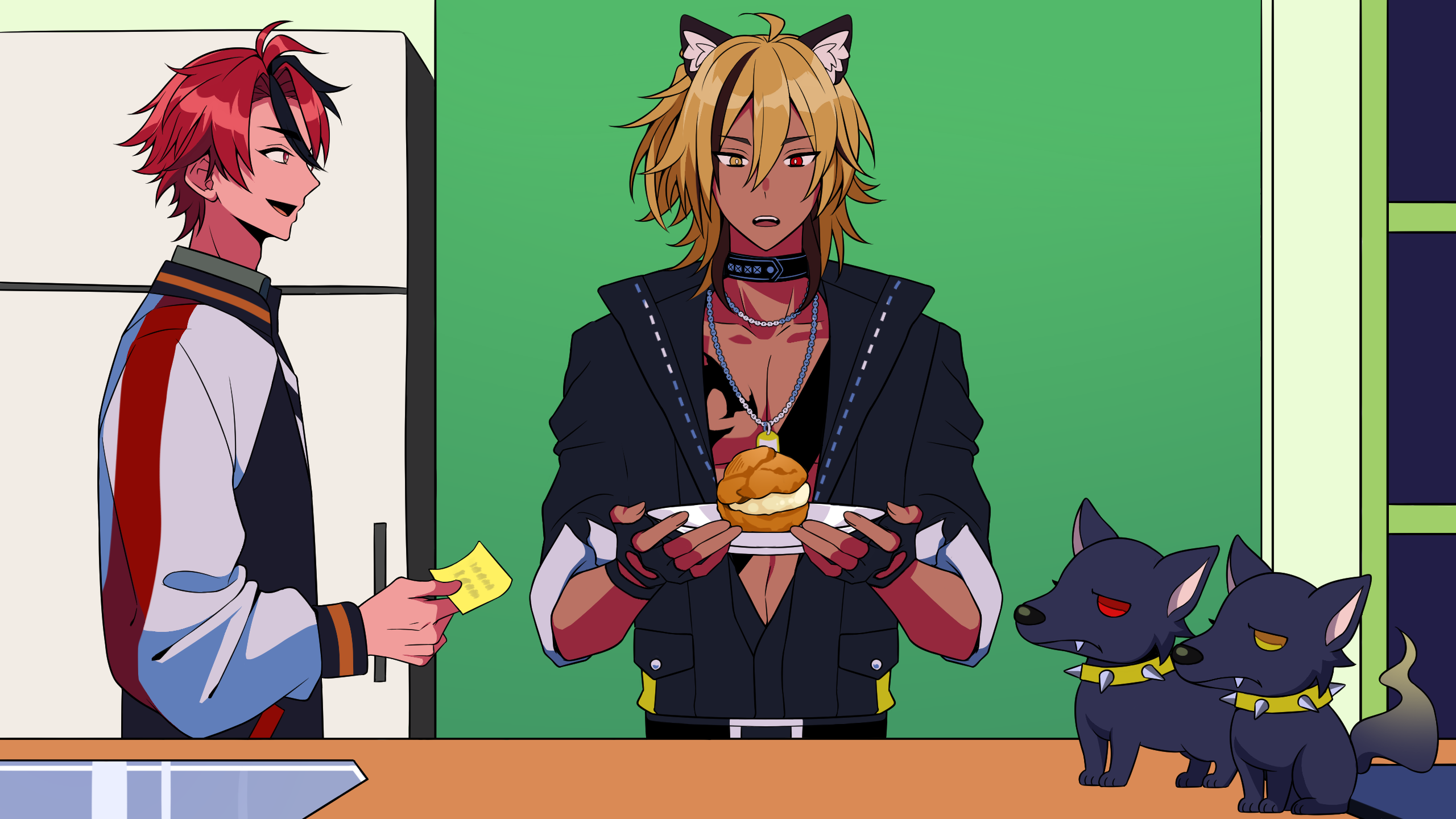 「心の中でささやくのが悪魔と悪魔だった」作画