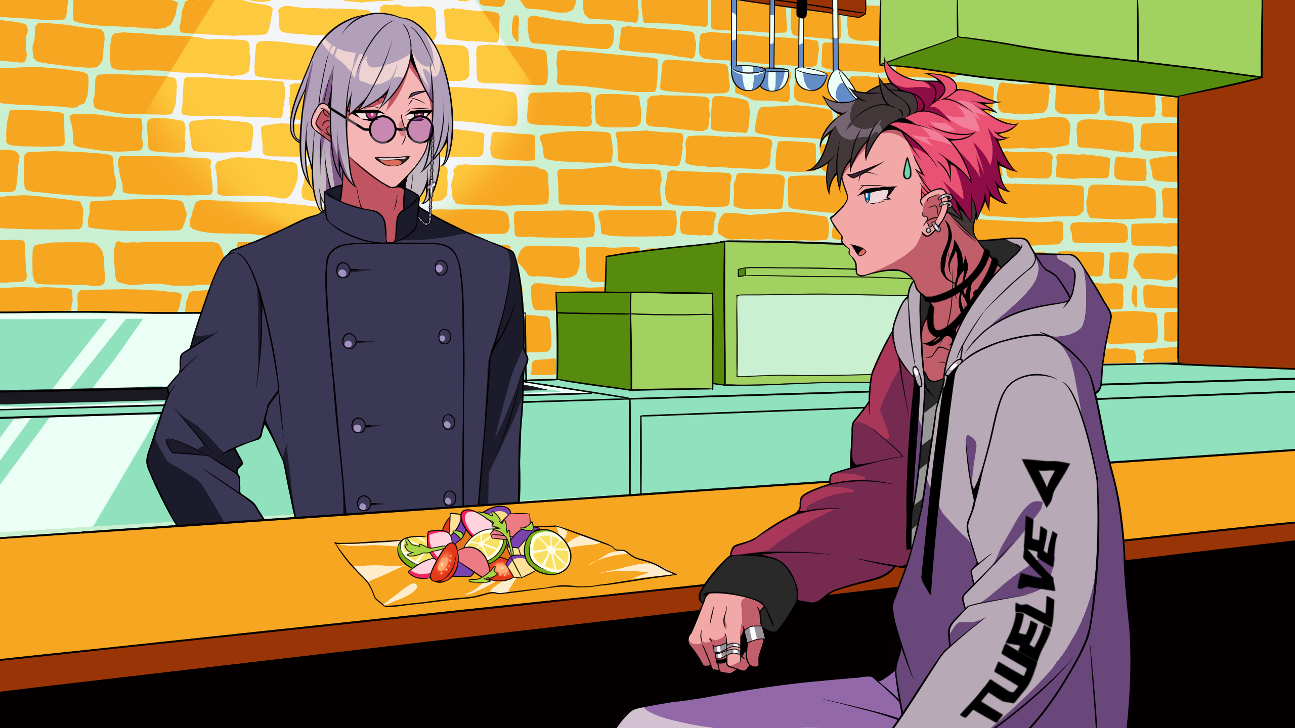 「ドSのレストラン」作画