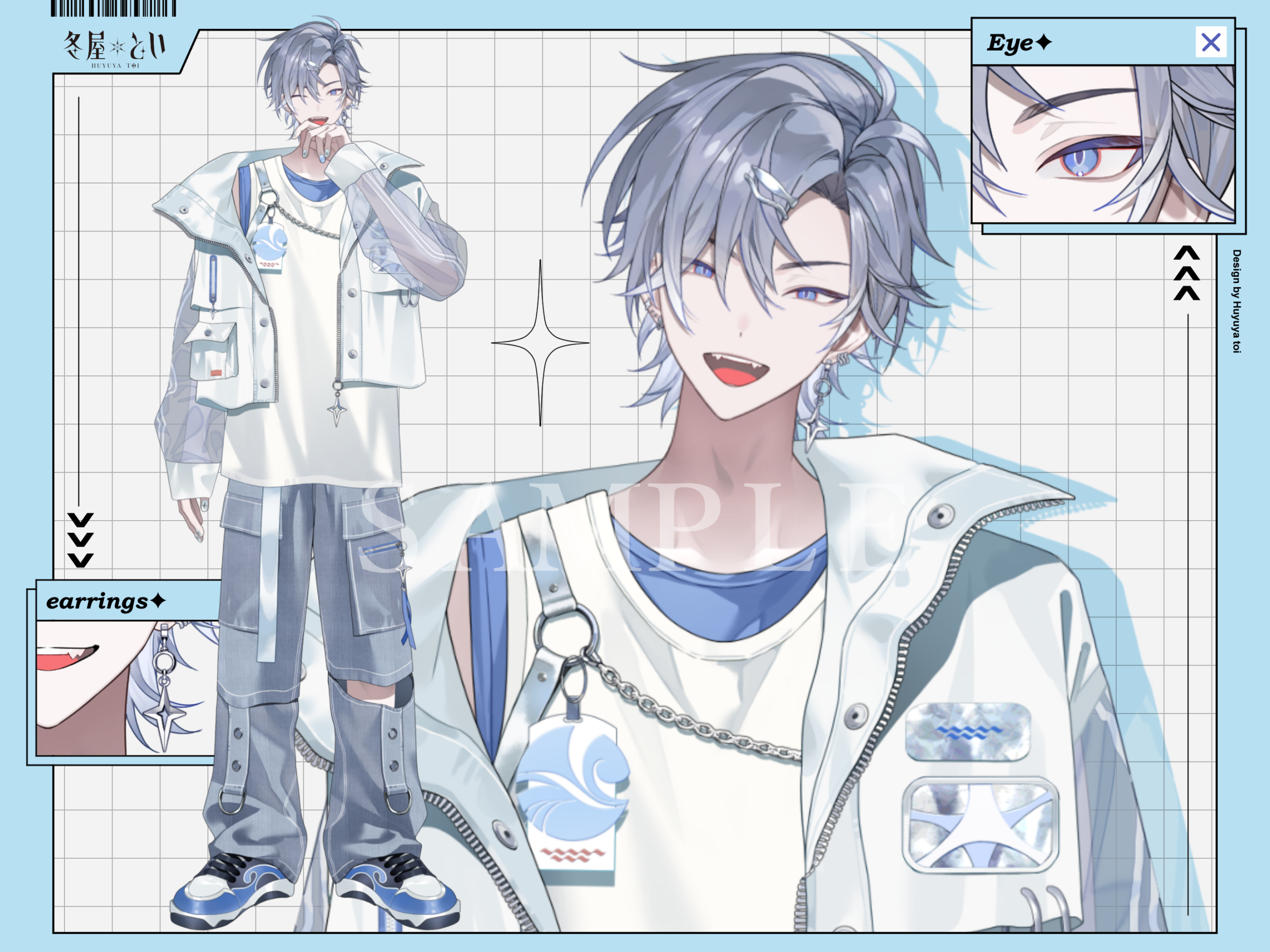 Live2Dモデルデザイン